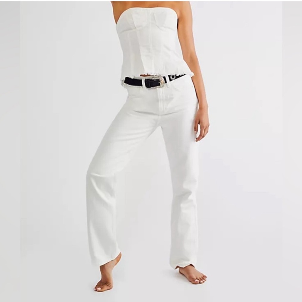 Citizens of Humanity White Denim Daphne Jeans